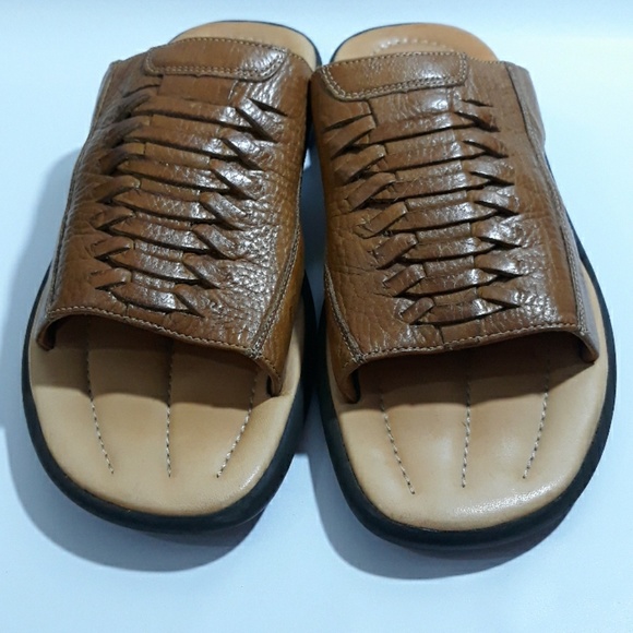 JOHNSTON AND MURPHY leather loafers as 12M - Picture 5 of 9